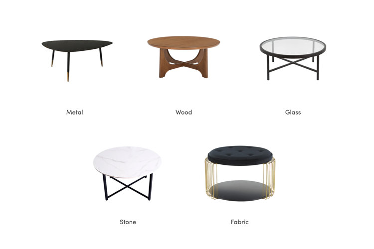 Coffee Table Styles and Materials Guide Wayfair